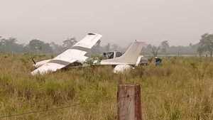 Avioneta tuvo un incidente en pista clandestina ya usada por el diputado Walter Harms