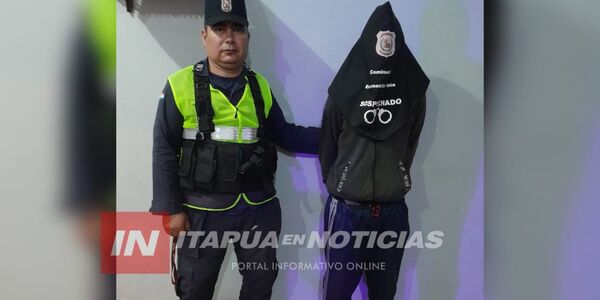 QUISO ROBAR UN CELULAR, TROPEZÓ Y LO ATRAPARON - Itapúa Noticias