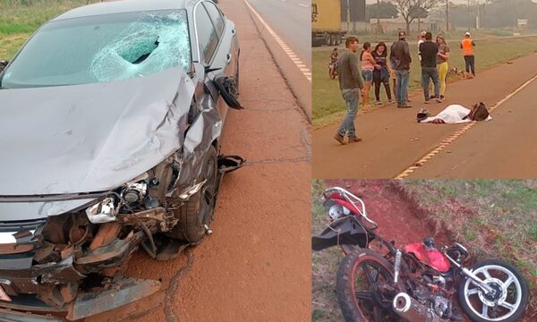 Motociclista perdió la vida tras violenta colisión con automóvil en Minga Guazú – Diario TNPRESS