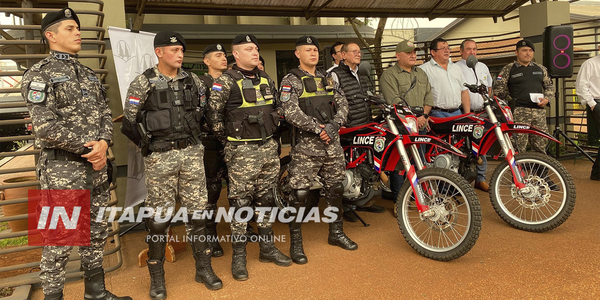 ENTREGA DE MOTOCICLETAS REFUERZA LA SEGURIDAD EN COLONIAS UNIDAS - Itapúa Noticias
