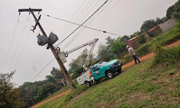 ANDE cortó 138 conexiones directas sin medidores en Km 12 de Acaray
