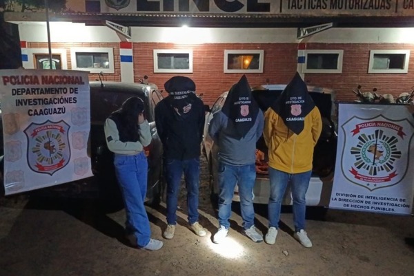 Capturan a banda de "piratas del asfalto" en Caaguazú - ADN Digital