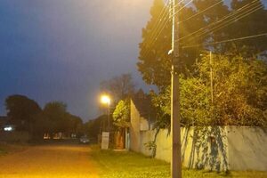 Reparan alumbrados en Minga Guazú