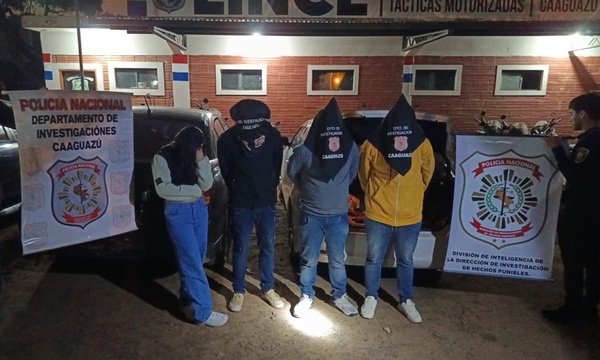 Detienen a piratas del asfalto en Juan Manuel Frutos con arsenal de armas - OviedoPress