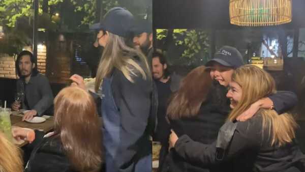 Volvió de España sin avisar y sorprendió a su familia