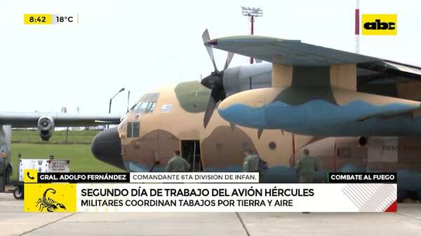 Hércules uruguayo entra en acción para combatir incendios en el Chaco - ABC Noticias - ABC Color