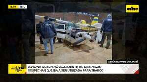 ¿Era una narcoavioneta?: autoridades investigan aeronave que aterrizó en San Pedro  - ABC Noticias - ABC Color