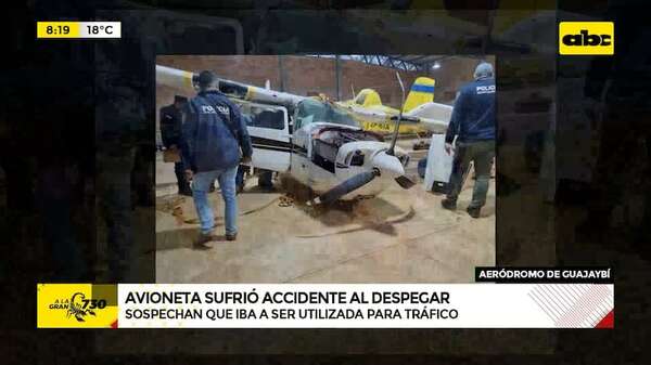 ¿Era una narcoavioneta?: autoridades investigan aeronave que aterrizó en San Pedro - ABC Noticias - ABC Color