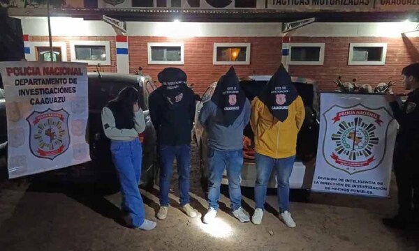 Capturan a cuatro miembros de supuesta banda de piratas del asfalto y asaltacajeros en Pastoreo – Prensa 5