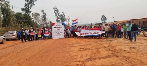 San José del Rosario: pobladores reclaman asfaltado del acceso al centro de la ciudad - Nacionales - ABC Color