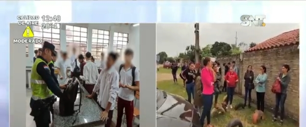 Denuncia de amenaza y cateo policial en un colegio de Guairá - SNT