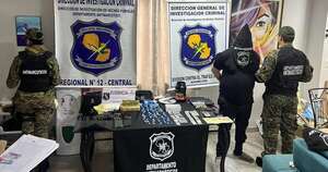 La Nación / Antinarcóticos logran dar duro golpe al microtráfico con la incautación de 15.000 dosis de crack