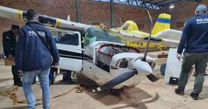 La Nación / Avioneta realizó un aterrizaje forzoso en pista clandestina de San Pedro