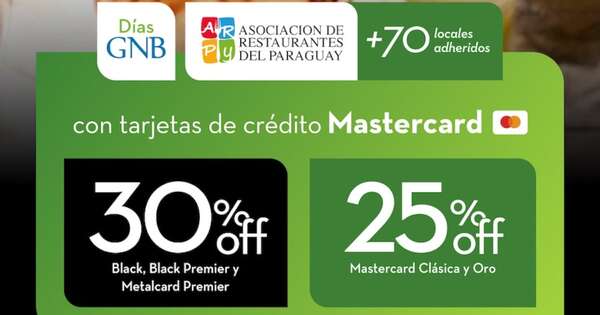 La Nación / Ruta Gastronómica del Banco GNB y ARPY, con promos del 30 %
