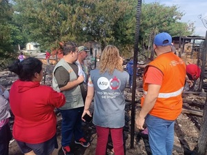 SEN inicia asistencia tras incendio en la Chacarita