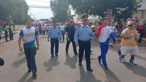 Antorcha de los IV Juegos Latinoamericanos de Olimpiadas Especiales Asunción 2024 pasó por Coronel Oviedo - Nacionales - ABC Color