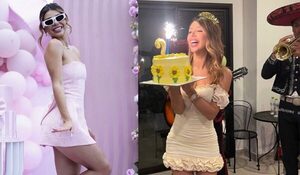 ¡Maratónico festejo! La ex Miss Tanga farrea a lo grande por su cumple