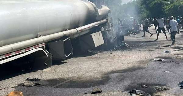La Nación / Explosión de un camión cisterna en Haití causa 24 muertos