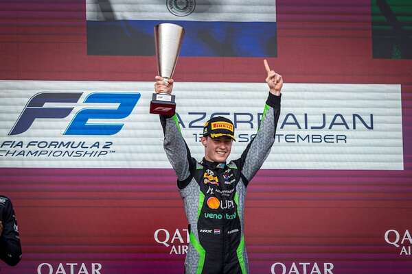 FIA F2-Histórico triunfo de Duerksen en Bakú: ¡Para vos, Paraguay! - ABC Motor 360 - ABC Color