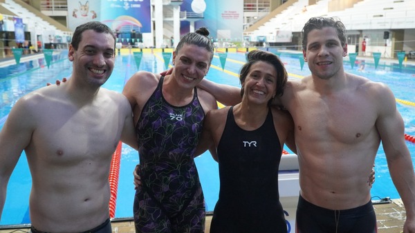 Club Benjamín Hockin es campeón master de natación con marca mundial