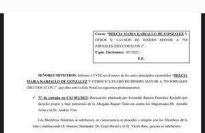 Finalmente quedó conformada la Sala Penal para estudiar la causa sobre familiares RGD