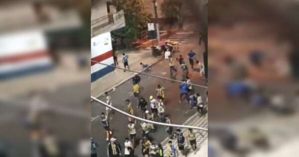 Diario HOY | Disturbios entre hinchas de Luqueño y policías a las afueras del Defensores