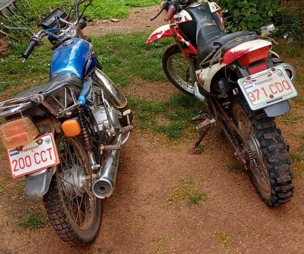 Recuperan motocicletas robadas