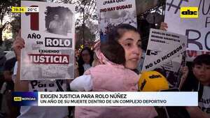 Video: exigen justicia para “Rolo” Núñez a un año de su muerte, en un complejo deportivo - ABC Noticias - ABC Color