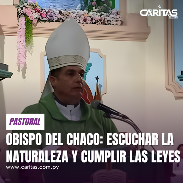 Obispo del Chaco llama a escuchar la naturaleza y hacer cumplir las leyes - Portal Digital Cáritas Universidad Católica