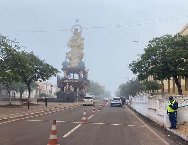 Densa neblina y mucha humedad en Concepción - Nacionales - ABC Color