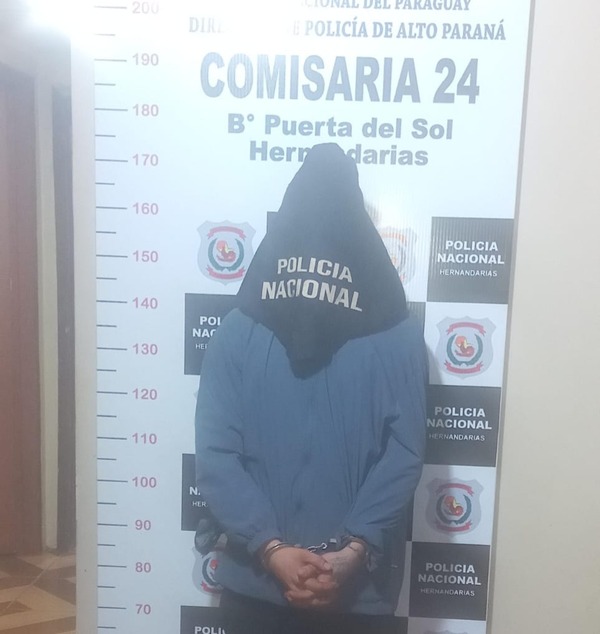 Detienen a hombre habría intentado incendiar la vivienda de su pareja en Hernandarias - Unicanal