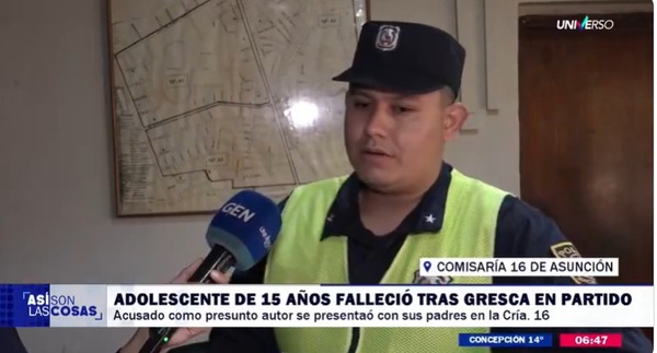 Menor implicado en muerte de futbolista niega ser el agresor - ADN Digital