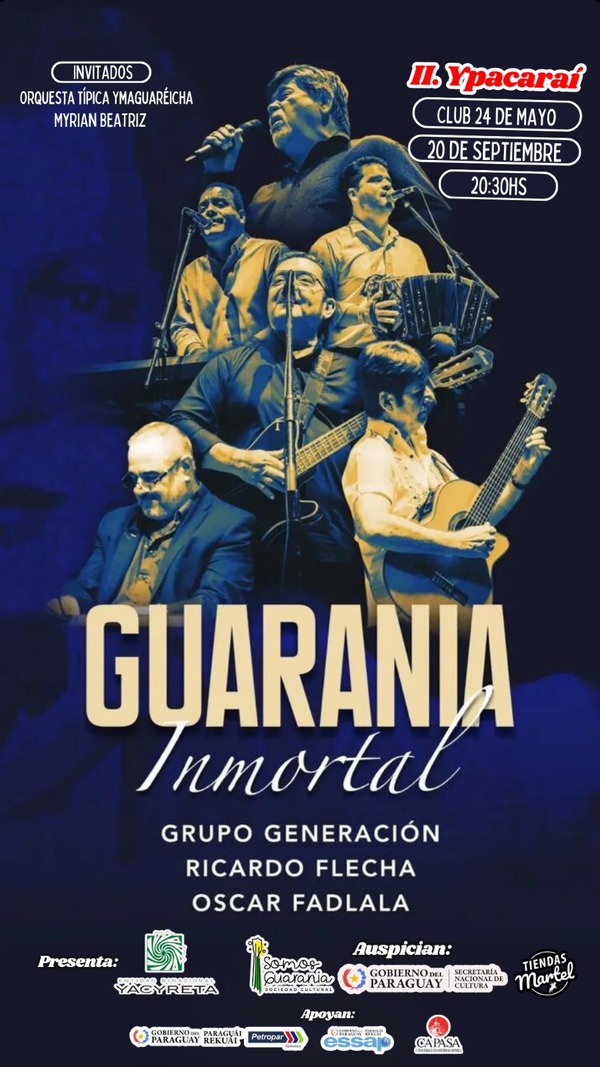 Proyecto “Guarania Inmortal” propone un año de giras artísticas en Paraguay y el exterior - .::Agencia IP::.
