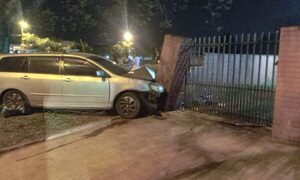 Enfermero tatacho chocó contra una iglesia