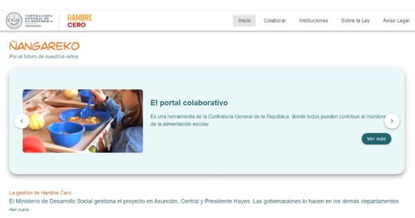 Diario HOY | Contraloría lanza “Ñangareko”, la plataforma para denuncias ciudadanas de Hambre Cero