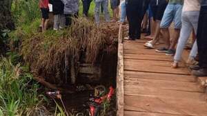 Motoca murió tras caer de un puente po’i