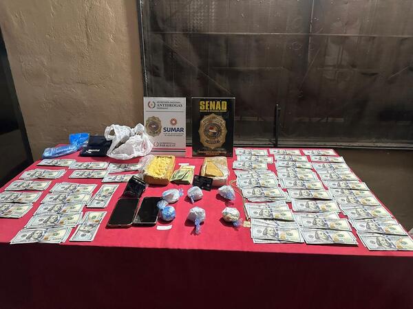 SENAD decomisa 20 mil dosis de drogas y captura a miembros del Clan Rotela en Villa Elisa