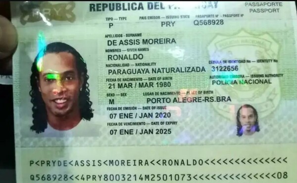 Ratifican penas para siete acusados por facilitar documentos falsos a Ronaldinho