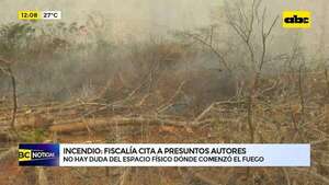 Video: Fiscalía cita a presuntos autores de incendios forestales en el Chaco - ABC Noticias - ABC Color