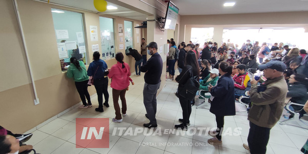 ALTA ROTACIÓN DE PACIENTES DURANTE EL FIN DE SEMANA EN EL HOSPITAL REGIONAL - Itapúa Noticias