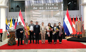 Poncho Para’i de 60 listas fue oficialmente incluido en la nómina de la Unesco - ADN Digital