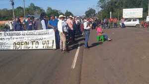 San Pedro: Pobladores deciden trasladar su protesta en Asunción