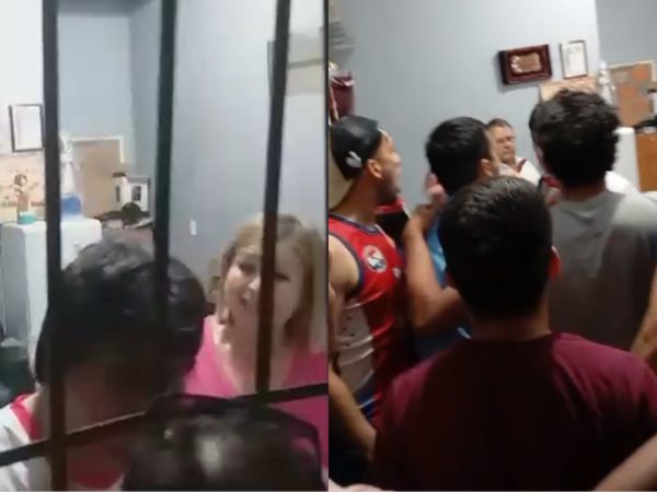 (VIDEO). Campeones con ánimos caldeados: Toman Sportivo Iteño exigiendo renuncias