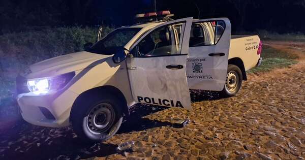 Diario HOY | Supuestos piratas del asfalto toman la comisaría de Atyra y roban una patrullera