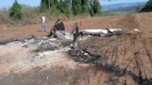 Avioneta se estrella y queda incinerada en Tava'i - SNT