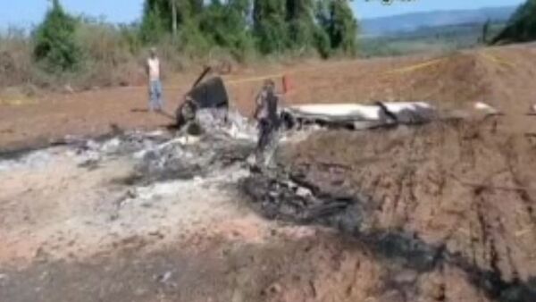 Avioneta se estrella y queda incinerada en Tava'i - SNT