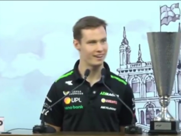 Joshua Duerksen fue recibido por Santi Peña: “Lo único que queremos es llegar a la F1”