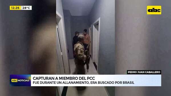 Video: miembro del PCC vinculado a lavado de dinero narco cayó en Pedro Juan Caballero - ABC Noticias - ABC Color