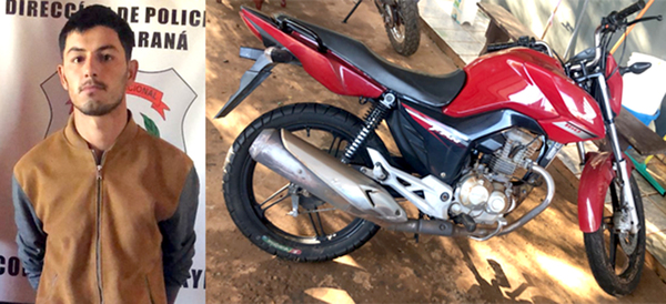 Atrapan a presunto delincuente a bordo de una motocicleta robada - La Clave