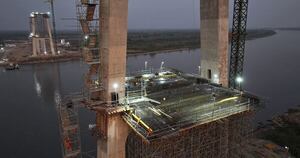 Diario HOY | Reportan avance del 60% en obras del Puente de la Bioceánica